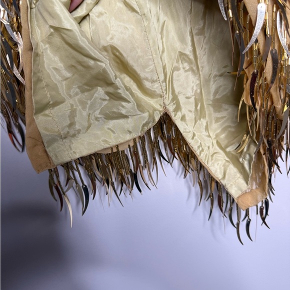 Vintage 90’s Oleg Cassini Barbie Movie Dagger Sequin Sheath Dress Size 4 - Picture 11 of 14